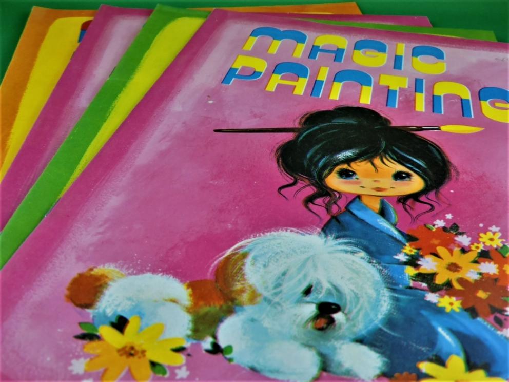 Image for MAGIC PAINTING COLOR BOOKS PRINTED IN ENGLAND (1990’S)
