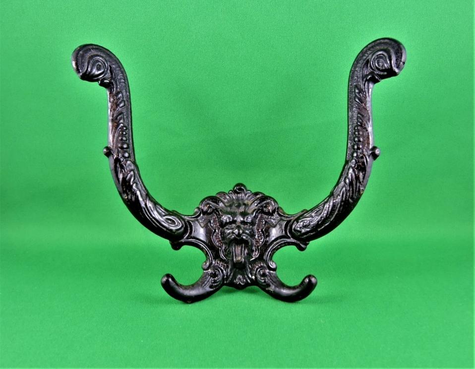 Image for “Lion / Gargoyle” Tree Hook Pair - Vintage/Antique