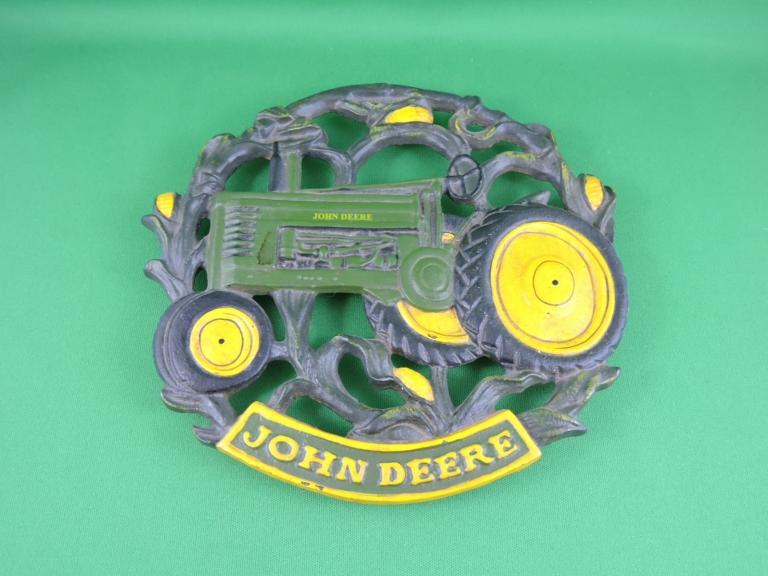 Image for John Deere Cast Iron Trivet - Kitchen Cooking
