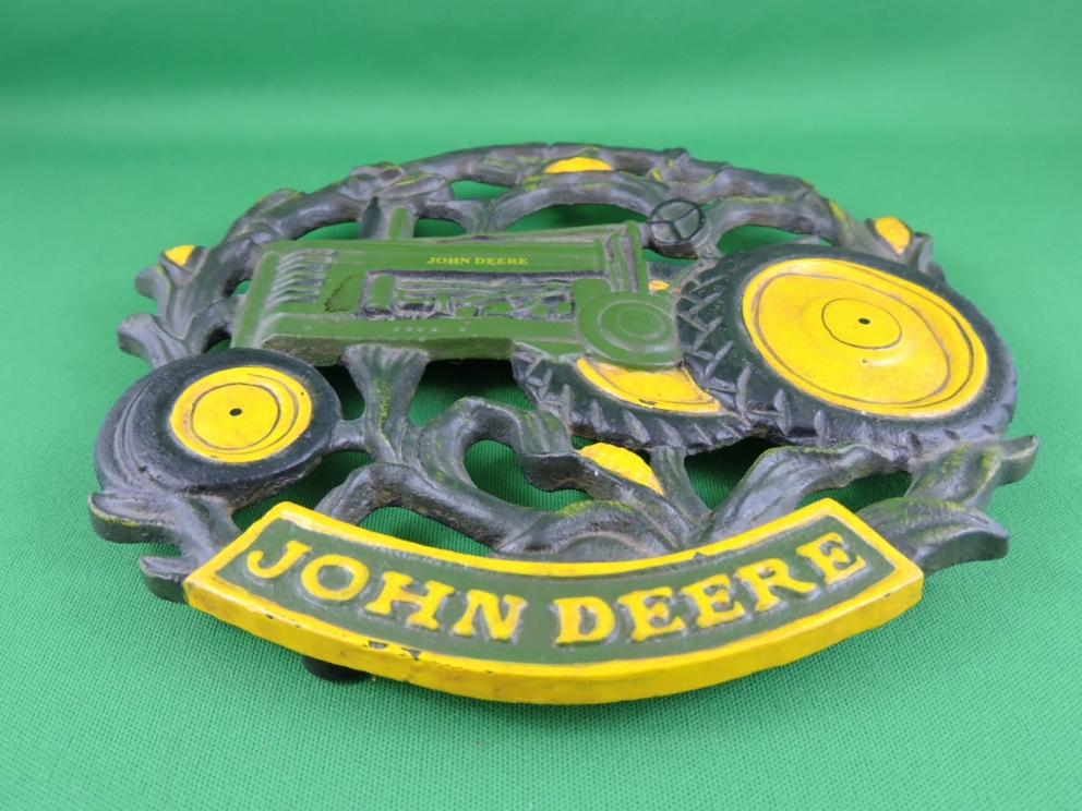 Image for John Deere Cast Iron Trivet - Kitchen Cooking