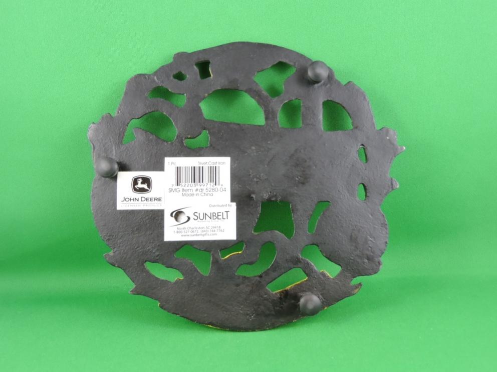 Image for John Deere Cast Iron Trivet - Kitchen Cooking