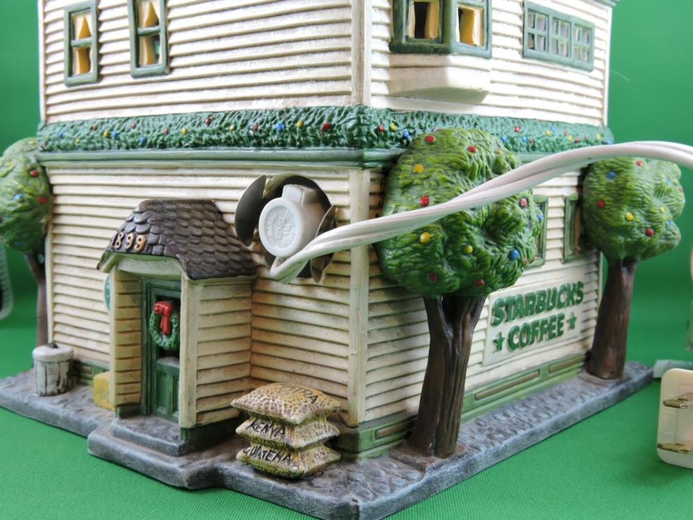 Image for STARBUCKS - Rare Light Up Festive Coffee House