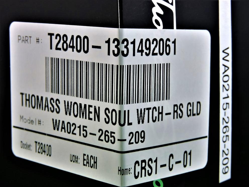 Image for “THOMASS” WOMEN SOUL WATCH-RS-GOLD