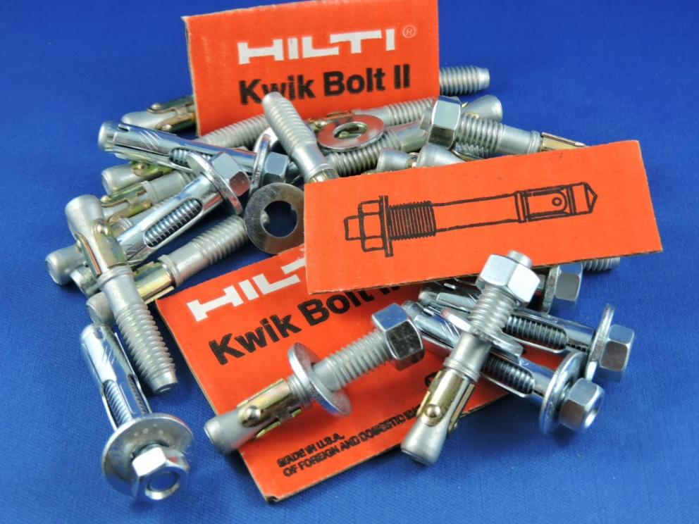 Image for BUY NOW - HILTI - KWICK BOLT - HILTI NAIL INVENTORY CLEARANCE