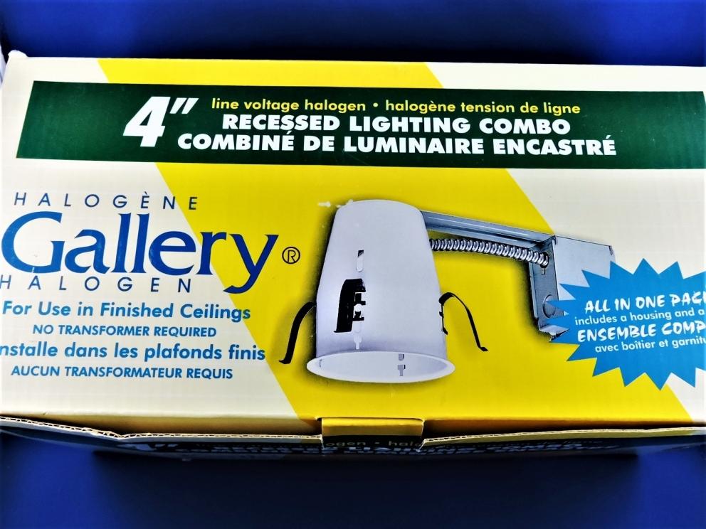 Image for Halogen Four Inch Recessed Lighting Combo - Hardware Store Inventory Clearance!