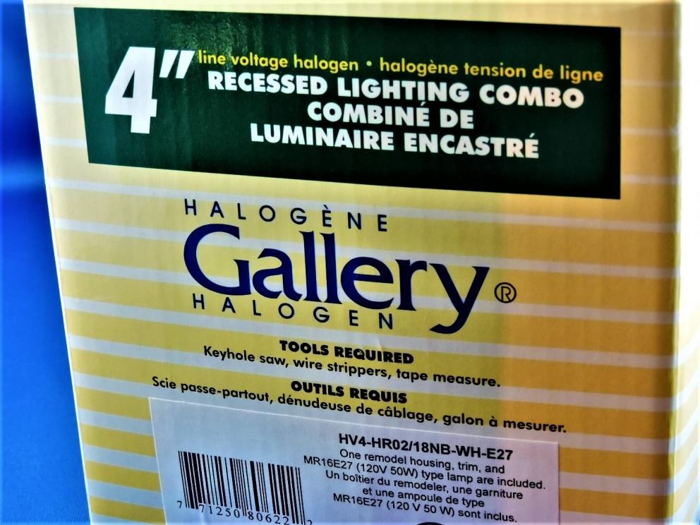 Image for Halogen Four Inch Recessed Lighting Combo - Hardware Store Inventory Clearance!