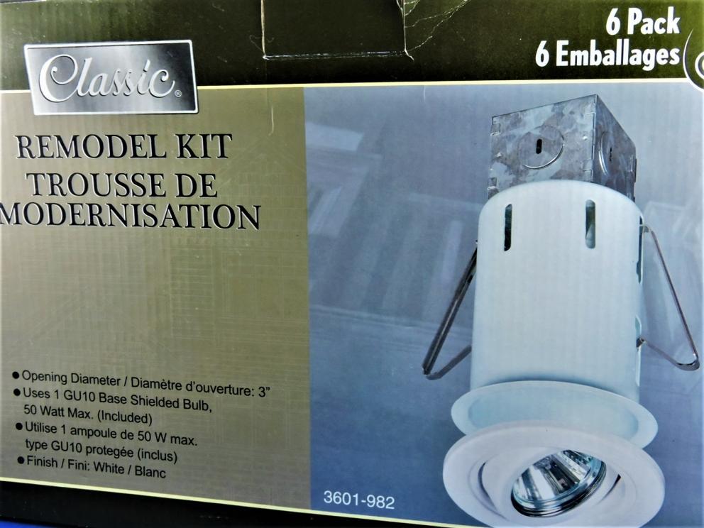 Image for Hardware Electrical Clearance Classic Remodel Lighting Kit