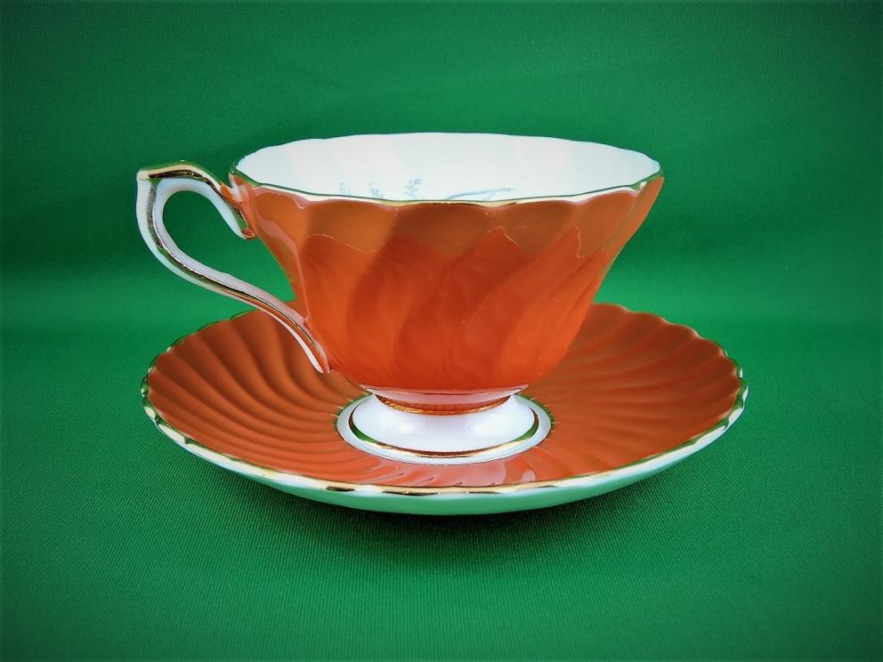 Image for Aynsley Fine Bone China Tea Cup and Matching Saucer - Made in England
