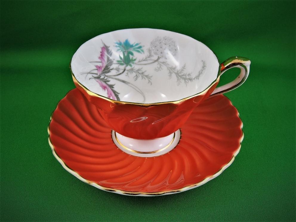 Image for Aynsley Fine Bone China Tea Cup and Matching Saucer - Made in England