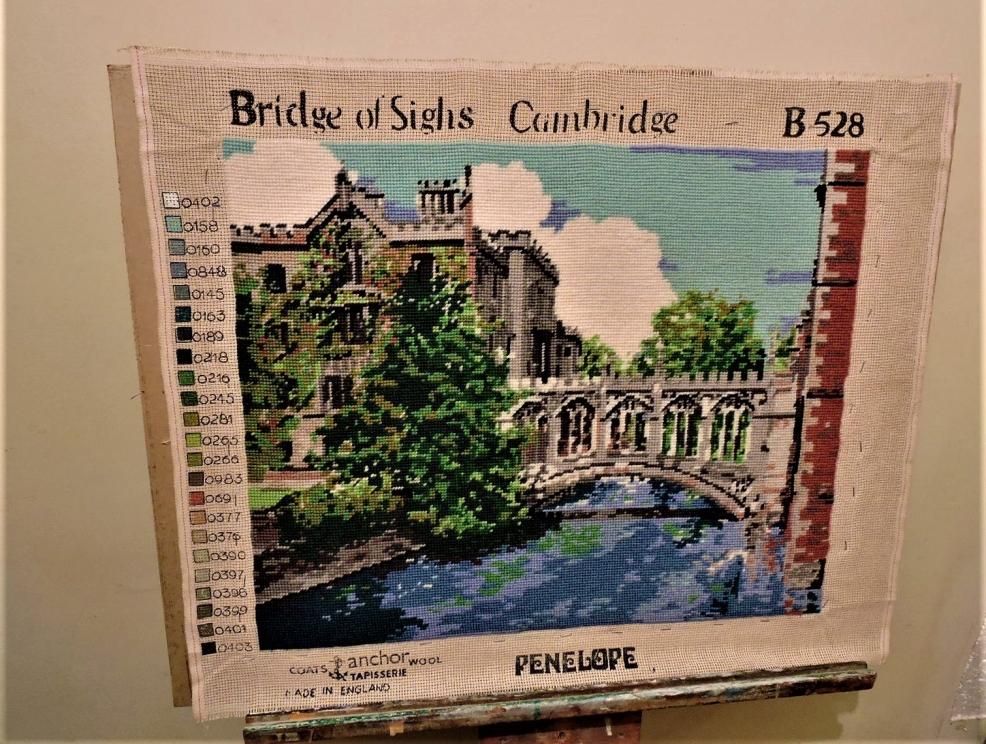 Image for “Bridge of Sighs” Cambridge Tapestry -  Made in England