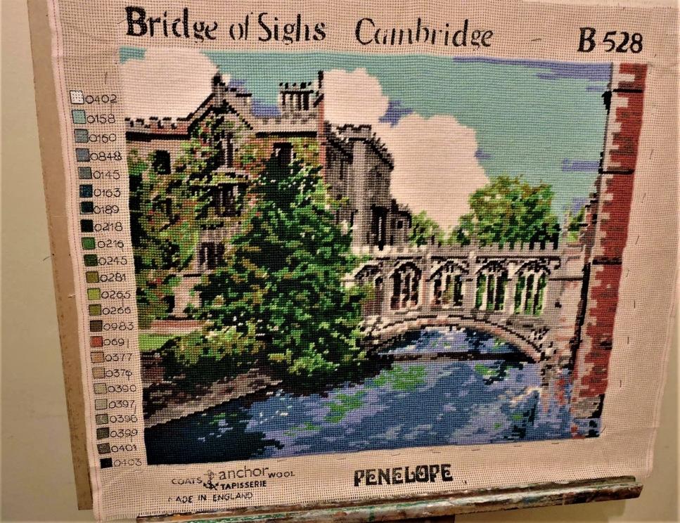 Image for “Bridge of Sighs” Cambridge Tapestry -  Made in England
