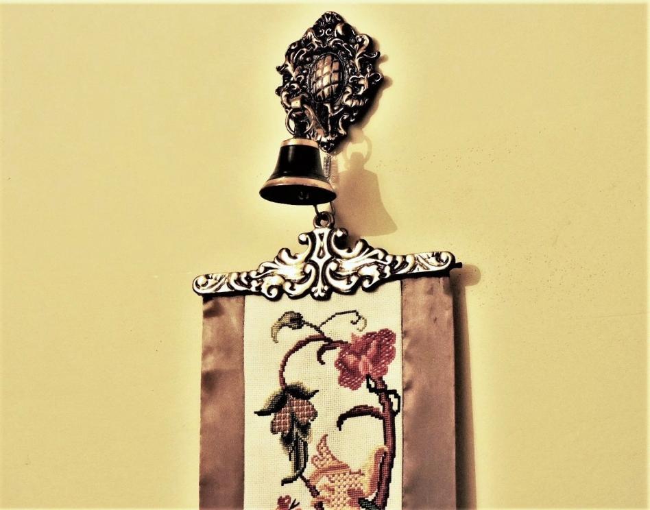 Image for Jacobean Vintage Cross Stitch Bell Pull
