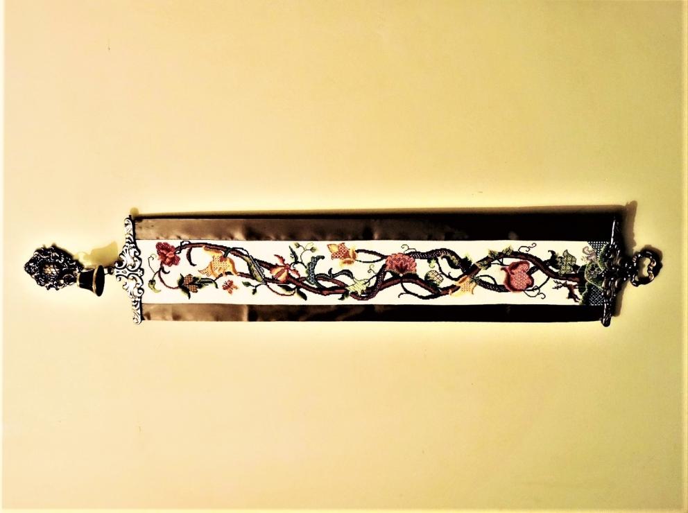 Image for Jacobean Vintage Cross Stitch Bell Pull