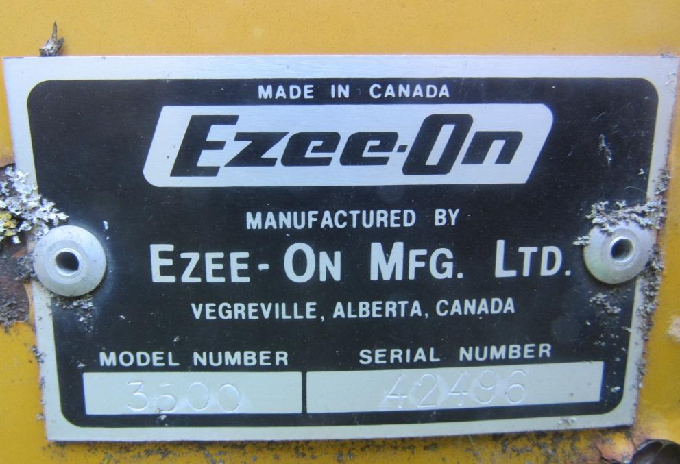 Image for Ezee-On Field Cultivator/Tiller - Model 3500 - Rural Municipality of Dufferin