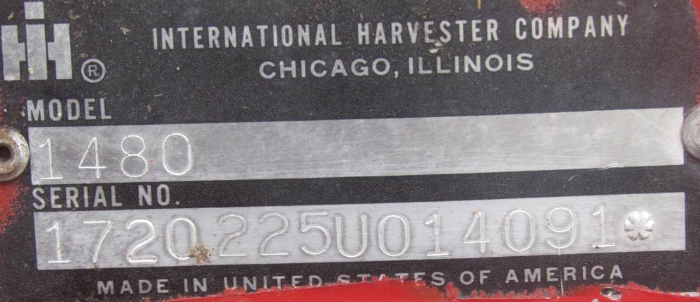 Image for International Combine - Model 1480 - Rural Municipality of Dufferin