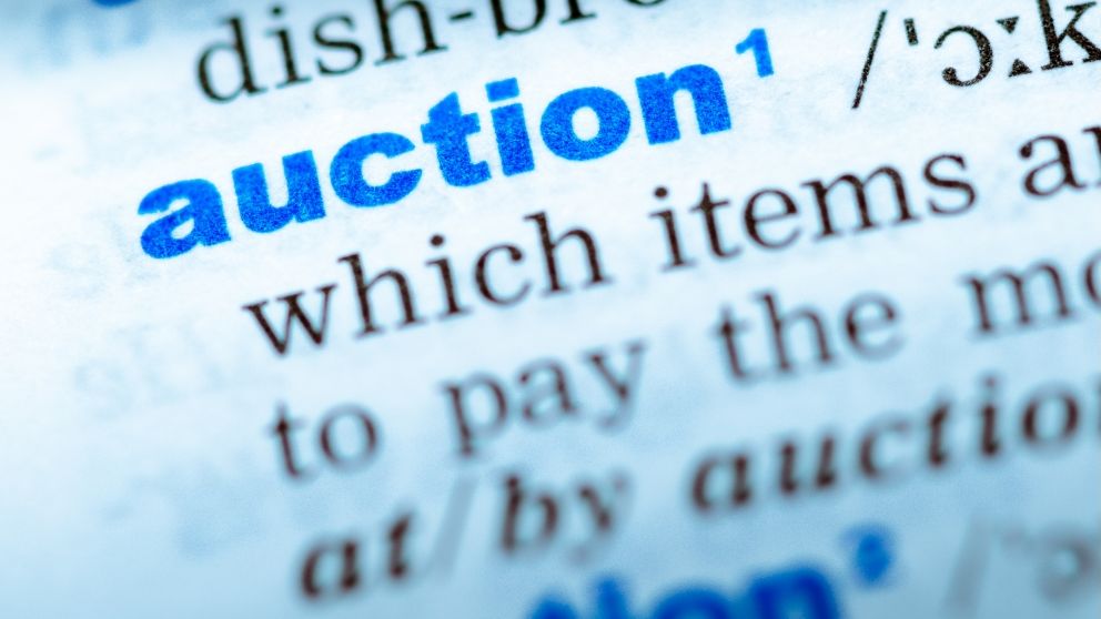 Auction dictionary definition