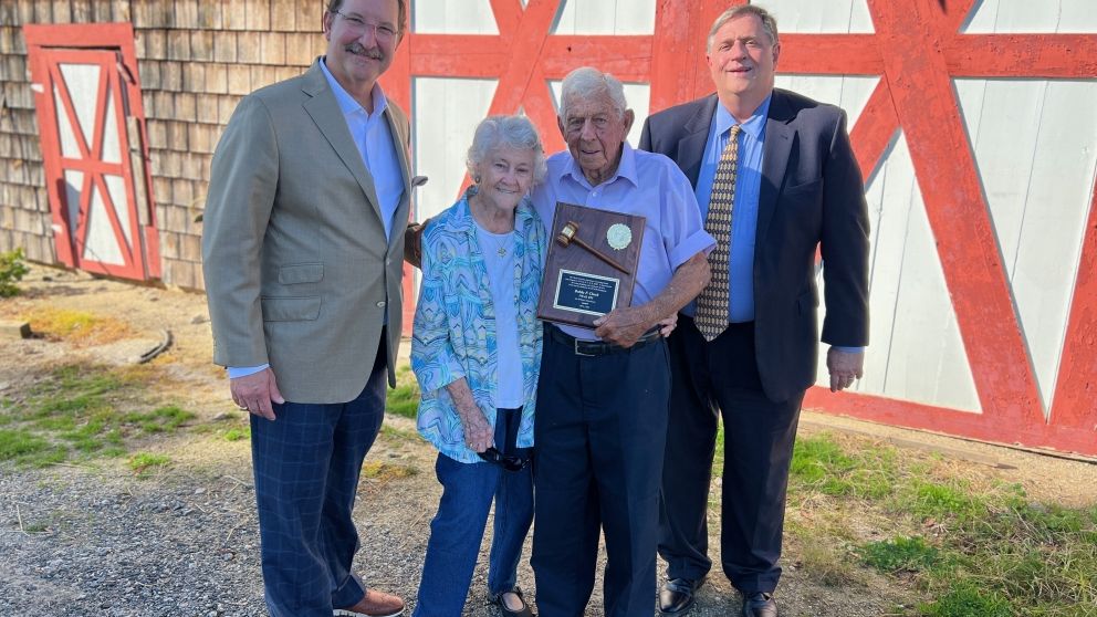 Kyle Swicegood with Irene & Bobby Cheek and Charlie Diehl