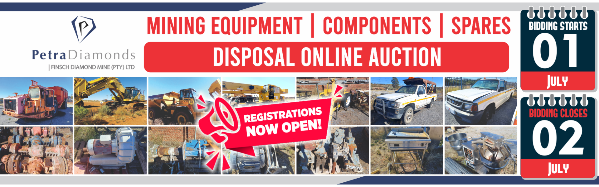 Homepage website banner