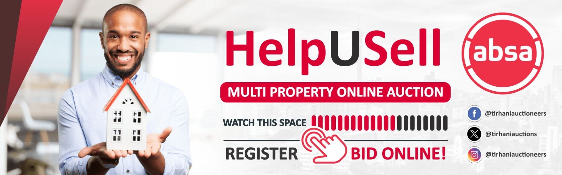 Absa property help u sell banner auction