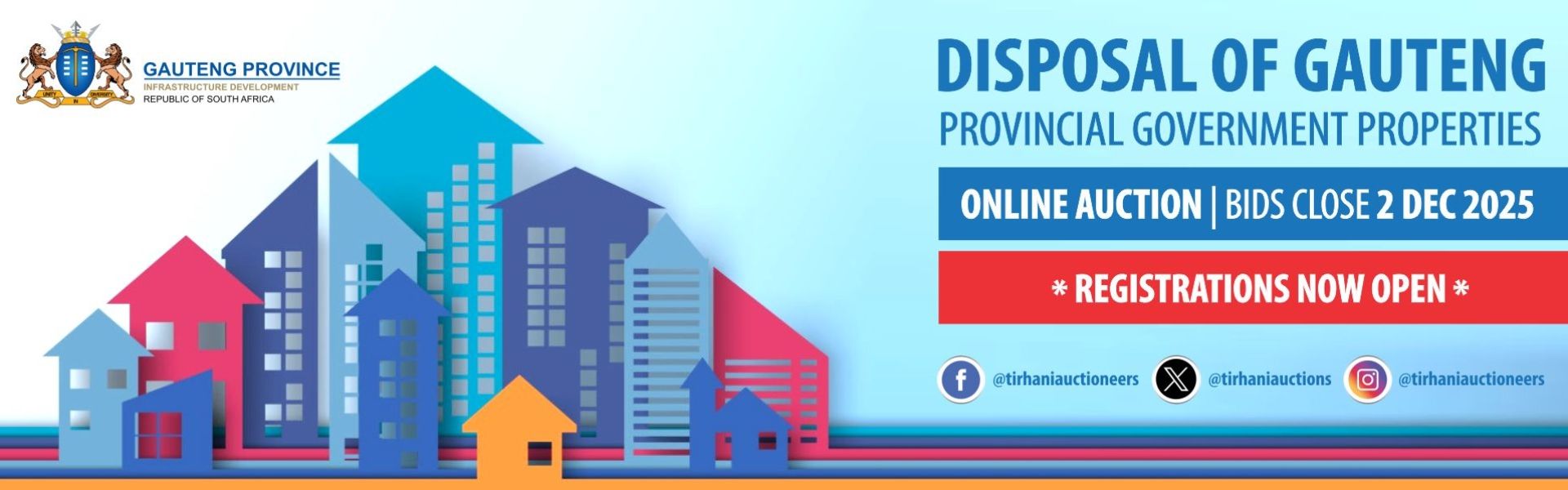 Auction homepage banner