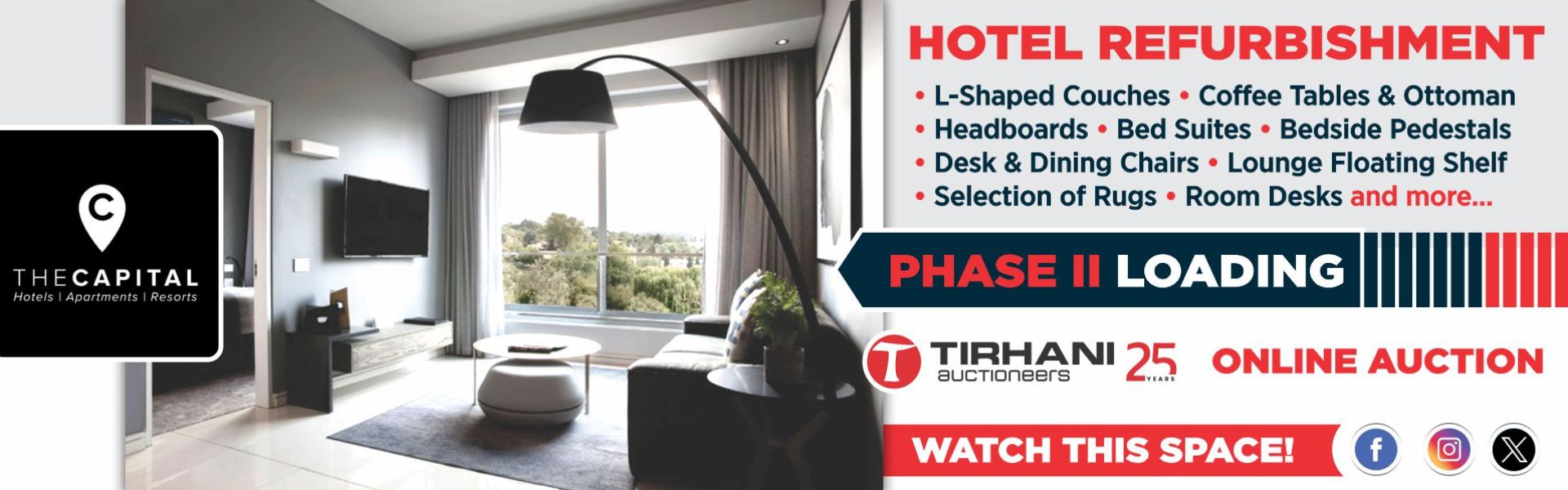 Homepage banner