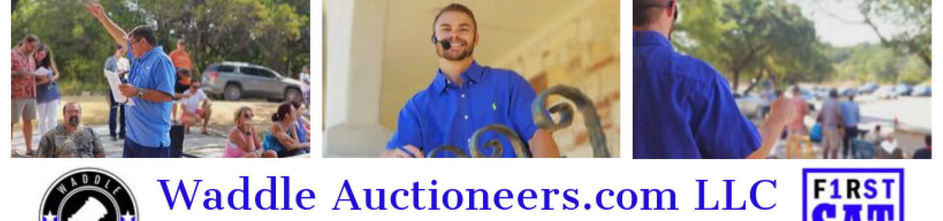 Waddle auctioneers.com llc - fb banner